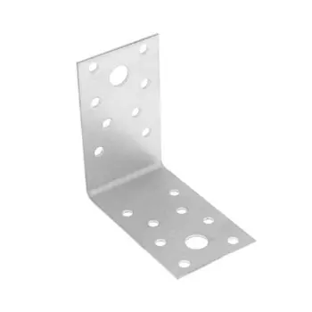 Уголок крепежный ТУНДРА, 70х70х40х1.5 мм, в упаковке 10 шт.