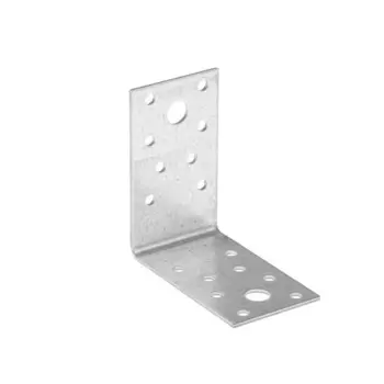 Уголок крепежный ТУНДРА, 70х70х40х2 мм, в упаковке 10 шт.