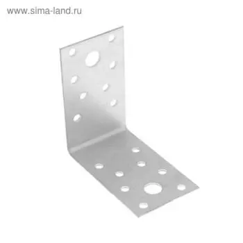 Уголок крепежный ТУНДРА krep, 70х70х40х1.5 мм, в упаковке 50 шт.