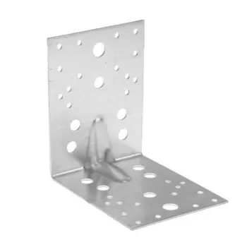 Уголок крепежный усиленный ТУНДРА, 130х130х100х2 мм, 4 шт.