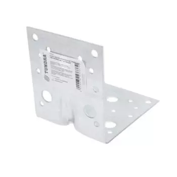 Уголок крепежный усиленный ТУНДРА krep, 105х105х90х2 мм, 1 шт.