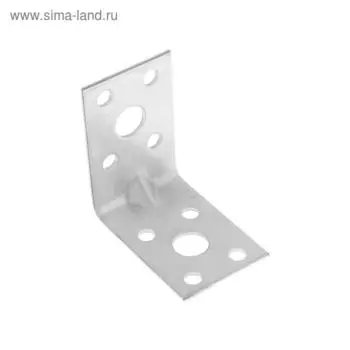 Уголок крепежный усиленный ТУНДРА krep, 4545301.5 мм, в упаковке 100 шт.