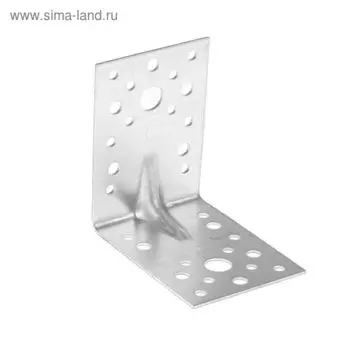 Уголок крепежный усиленный ТУНДРА krep, 9090652 мм (упак 25 шт.)