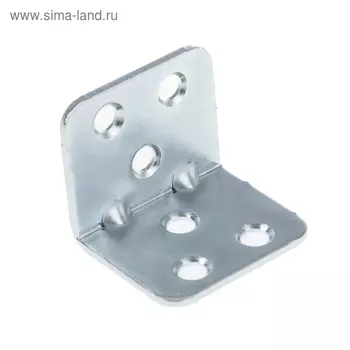Уголок мебельный 30 х 30 х 35 х 2 мм, оцинкованный, мелкая фасовка