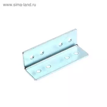 Уголок мебельный 30х90х2,5 мм, цинк , в упаковке 50 шт.