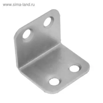 Уголок мебельный ТУНДРА krep 26х26 без покрытия, 1 шт.