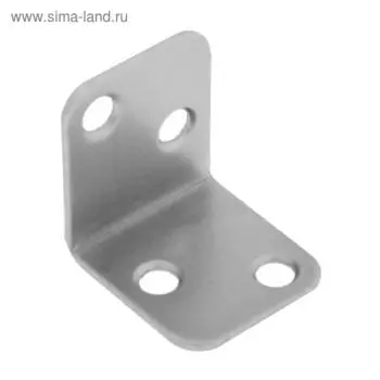 Уголок мебельный ТУНДРА krep 28х28 без покрытия, 1 шт.