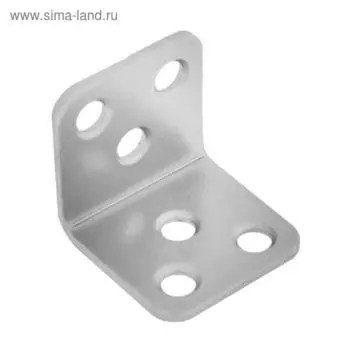 Уголок мебельный ТУНДРА krep, 30х30х1.8 мм, без покрытия, в упаковке 1 шт.