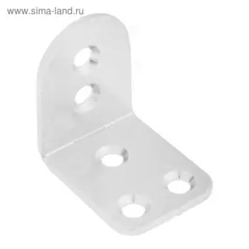 Уголок мебельный ТУНДРА krep, 32х32х25х2 мм, цинк, в упаковке 1 шт.