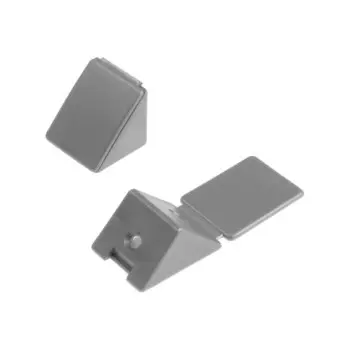 Мебельный уголок M.F, монтажный, 30х30х25 мм, серый