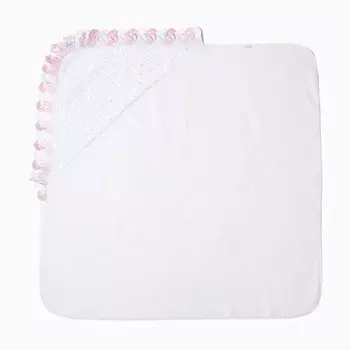 Уголок на выписку, цвет розовый кружево, размер 75х77 см