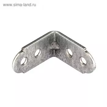 Уголок "Сибртех" мебельный усиленный, 30 х 30 х 16 мм, цинк