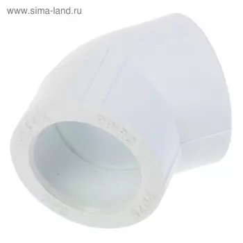 Уголок VALFEX, полипропиленовый, d=40 мм, 45°