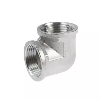 Уголок ZEIN engr, 1", внутренняя резьба, нержавеющая сталь