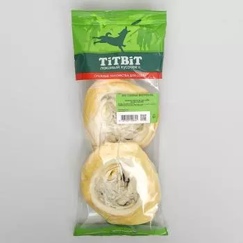 Ухо говяжье внутреннее TitBit для собак, 2 шт, 81 г
