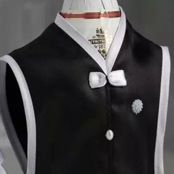 Украшение на шампанское "Элит", бело-серый