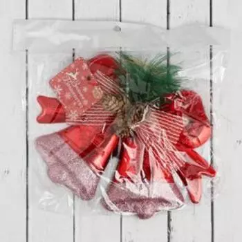 Украшение новогоднее «Зимнее волшебство. Колокольчик», 1913 см, красное