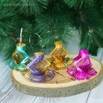 Украшение новогоднее "Кувшинка" микс