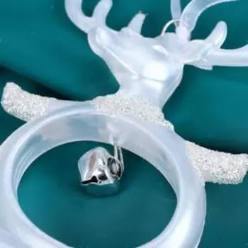 Ёлочная игрушка «Зимнее волшебство. Олень» 811 см, белый