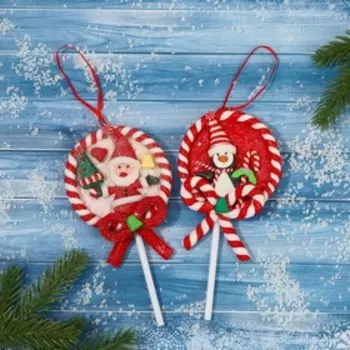 Ёлочные игрушки «Сладость Рождества» 816 см, МИКС