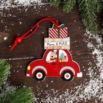 Украшение ёлочное "Волшебные мгновенья" 6,5х10 см, микс