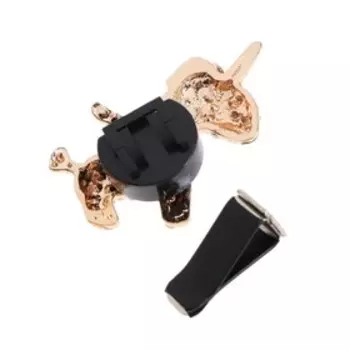 Украшение в дефлектор автомобиля "Единорог", грива розовая