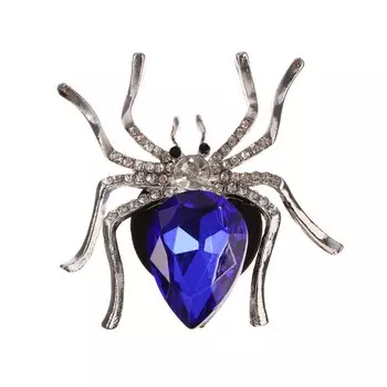 Украшение в дефлектор автомобиля, Паук, ароматизатор, 5.45.4 см, синий