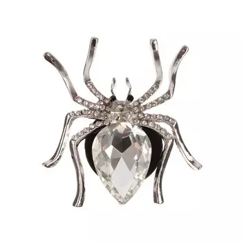 Украшение в дефлектор автомобиля, Паук, ароматизатор, 5.45.4 см, белый