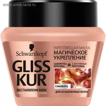 Укрепляющая маска Gliss Kur «Магическое укрепление», 300 мл