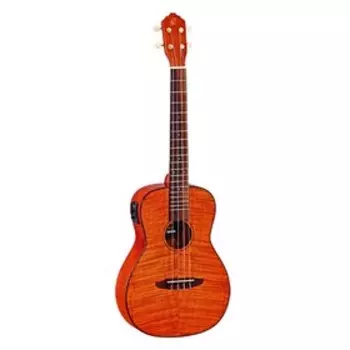 Укулеле баритон со звукоснимателем, RUE14FMH Tiger Series с чехлом