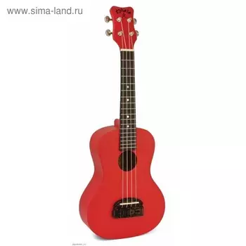 Укулеле KOHALA KT-SRD - сопрано, серия TIKI, корпус - липа, фигурная подставка