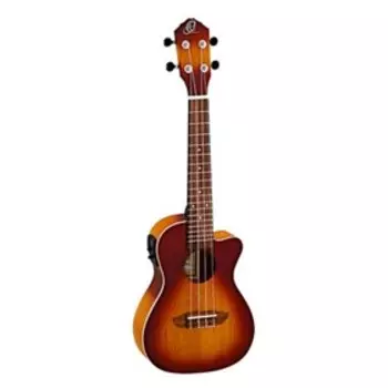 Укулеле RUDAWN-CE Earth Series концертный со звукоснимателем, с вырезом, санберст