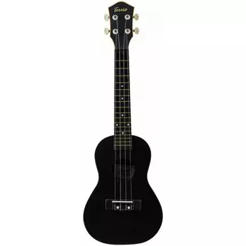 Укулеле TERRIS PLUC-23 BK - концерт, верхняя дека липа, корпус пластик, цвет черный