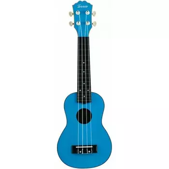 Укулеле TERRIS PLUS-50 BL - сопрано, верхняя дека липа, корпус пластик, цвет синий