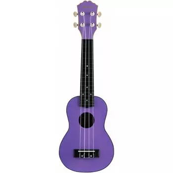 Укулеле TERRIS PLUS-50 VIO - сопрано, верхняя дека липа, корпус пластик, цвет фиолетовый