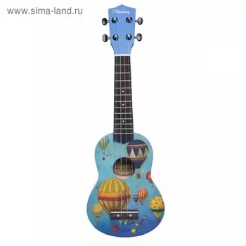 Укулеле VESTON KUS 25 BALOON - сопрано, синяя
