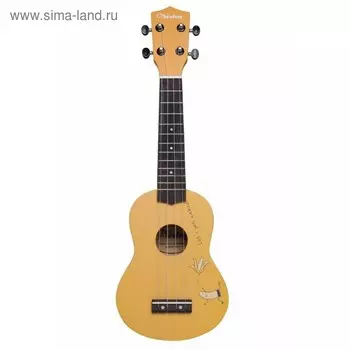 Укулеле VESTON KUS 25 BANANA - сопрано, желтая