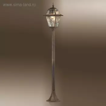 Уличный светильник 150 см OUTER, 1x60Вт, E27, IP44, цвет бронза