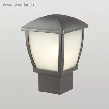 Уличный светильник на столб TAKO, 1x100Вт, E27, IP44, цвет серый
