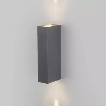 Уличный светильник настенный, светодиодный Elektrostandard, Blaze, 67х40х173 мм, 6Вт, LED, 100Лм, 4000К, цвет серый