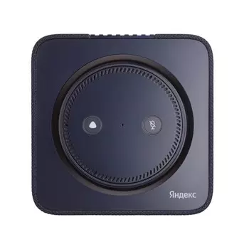 Умная колонка Яндекс Станция Макс с Алисой, Zigbee, 65 Вт, Wi-Fi, BT, 4K, пульт ДУ, синяя