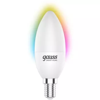 Умная лампа Gauss IoT Smart Home E14 5Вт 470lm Wi-Fi (упак.:1шт) (1190112)