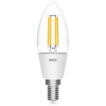 Умная лампа Gauss Smart Home C35 E14 4.5Вт 495lm Wi-Fi (1250112)