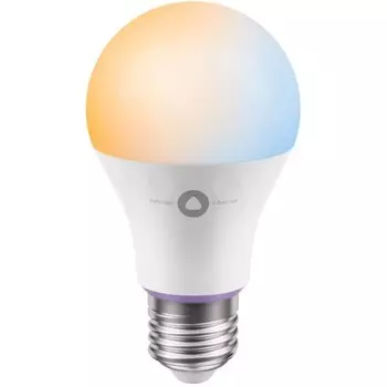 Умная лампа Яндекс, работает с Алисой, светодиодная, цветная, 8 Вт, 806 Лм, Е27, 220 В