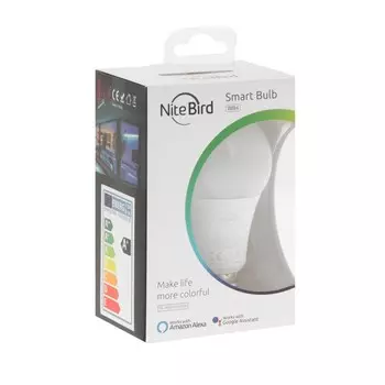 Умная лампочка Nitebird WB4, Wi-Fi, E27, 8 Вт, 800 Лм, разноцветная, таймер, защита