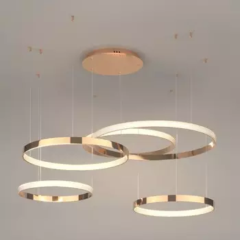 Умный подвесной светильник Posh, светодиодная лента, 128x142 см
