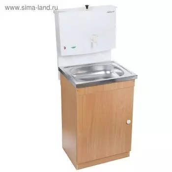 Умывальник "Акватекс", без ЭВН, нержавеющая мойка, 17 л, ЛДСП, белый