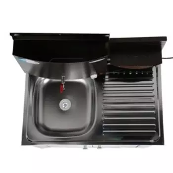 Умывальник "Акватекс" Дуэт, с ЭВН, нержавеющая мойка, 1250 Вт, 17 л, цвет медь