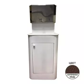 Умывальник "Дачный", без ЭВН, бак нерж. сталь, пластиковая мойка, 30 л, цвет античная медь