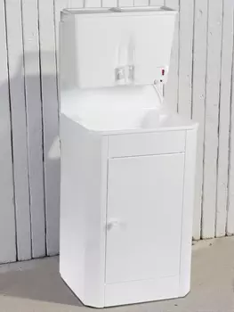 Умывальник "ТермМикс", с ЭВН, пластиковая мойка/бак, 1250 Вт, 17л, белый